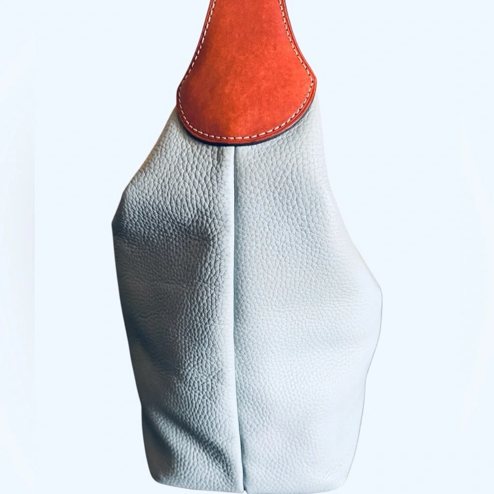 Dooney & Bourke Pebble Grain Logo Lock Hobo/Shoulder Bag - Picture 10 of 16